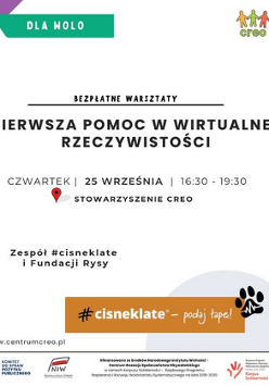 Napisy na białym tle. Szczegółowe informacje na temat wydarzenia zawarte w treści artykułu.