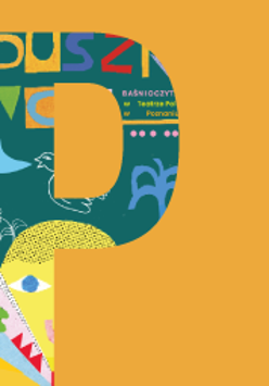 Na pomarańczowym tle tytuł wydarzenia, po lewej stronie duża, kolorowa litera P.