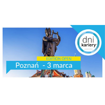 Baner: posag Apolla na Starym Rynku w Poznaniu na tle nieba