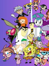 Grafika, grupa animowanych bohaterów.