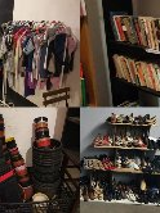 Zdjęcie przedstawia liczne przedmioty, którymi można wymienić się podczas darmowego targu schronowego.