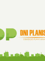 Tytuł wydarzenia z towarzyszącą grafiką panoramy Miasta Poznania.