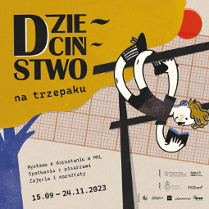 Plakat dzieciństwo na trzepaku
