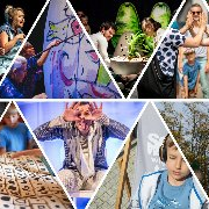 Obrazek promuje dzień dziecka na scenie wspólnej w Poznaniu.