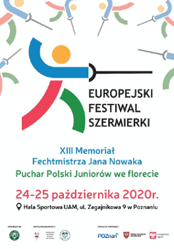 Europejski Festiwal Szermierki plakat