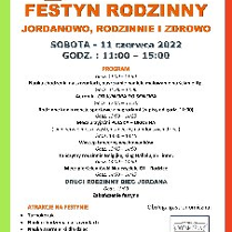 Obrazek przedstawia plakat promujący festyn w Ogrodzie Jordanowskim numer 2.
