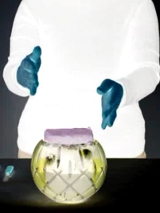 Jedna z prac artystki.