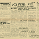 Pożółka stara gazeta