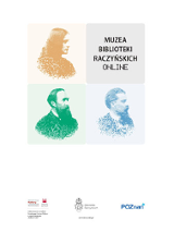 Grafika przedstawiająca trzy sylwetki: Sienkiewicz, Kraszewski i Iłłakowiczówna