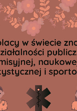 Tytuł konkursu. Pod spodem ikonki przedstawicieli zawodów medycznych: lekarz i pielęgniarka.