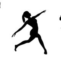 Postacie w pozach tanecznych