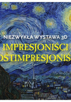Na grafice obraz.Vincenta van Gogha Gwiaździsta noc.