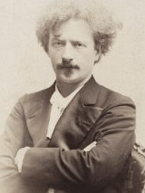 Na grafice portret mistrza Paderewskiego.