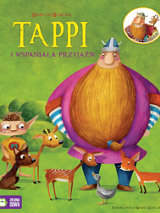 Okładka książki przedstawia rysunek, na którym na zielonym tle widnieje duży, gruby, uśmiechnięty wiking z długą, rudą brodą. Wikingowi towarzysza zwierzęta, m.in. sarenki i lis