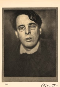 Na grafice portret W.B. Yeatsa.