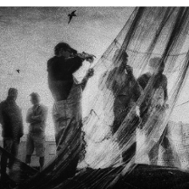 Na grafice jedna z prac na wystawie.