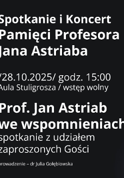 Na grafice plakat wydarzenia.