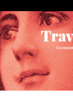 w tle grafiki twarz lekko uśmiechniętej kobiety z długimi włosami, na pierwszym planie tytuł opery i autor