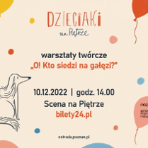 na bladoróżowym tle narysowane kolorowe kropki i balony, po lewej stronie narysowany siedzący pies, pośrodku informacje o wydarzeniu