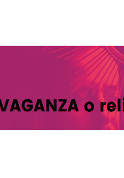 na różowym tle czarny tytuł spektaklu
