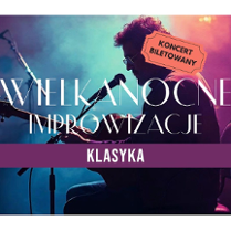 Na zdjęciu na scenie siedzi mężczyzna, gra na gitarze i śpiewa. Przed nim stoi mikrofon. Panuje półmrok. Na grafice również informacje dotyczące wydarzenia.