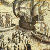 grafika przedstawiająca historyczne postacie