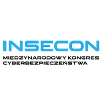 Napis o treści INSECON Międzynarodowy Kongres Cyberbezpieczeństwa.