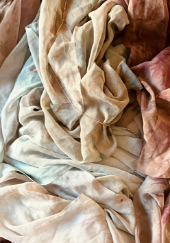 Zdjęcie, brązowo, beżowe, kremowe chusty