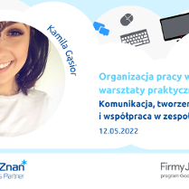Tytuł szkolenia: Komunikacja, tworzenie treści i współpraca w zespołach Organizacja pracy w chmurze - warsztaty praktyczne cz. 2