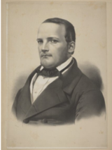 Obrazek przedstawia Stanisława Moniuszkę czyli niskiego mężczyznę z krótkimi włosami.