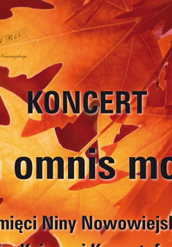 Koncert pamięci Niny Nowowiejskiej