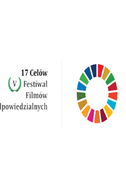 Logo - 17 kolorowych pasków tworzących koło, po lewej nazwa festiwalu