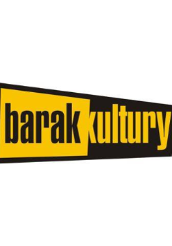Napis Barak Kultury wpisany w logo instytucji.