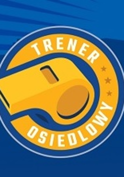 Gwizdek otoczony napisem:Trener osiedlowy.