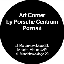 Logo art corner by porsche.