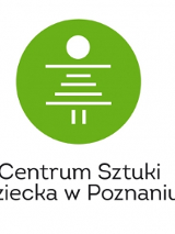 Zielone logo Centrum Sztuki Dziecka.