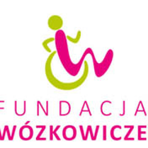 logo człowiek na wózku inwalidzkim