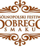 Logo na którym widnieje nazwa Ogólnopolski Festiwal Dobrego Smaku.