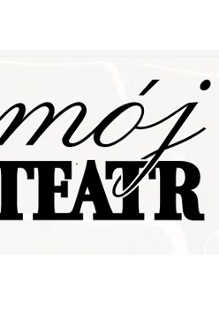 logo Mojego Teatru: czarny napis na białym tle