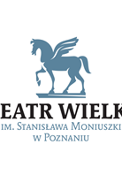 na białym tle szaroniebieski Pegaz poniżej nazwa tetrau