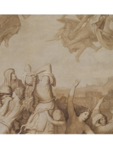 Fragment jednego z obrazów z Muzeum Narodowego.