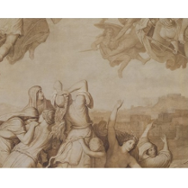 Fragment jednego z obrazów z Muzeum Narodowego.