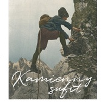 Okładka książki "Kamienny sufit. Opowieść o pierwszych taterniczkach" Anny król. Archiwalna fotografia przedstawiająca kobietę podczas wspinaczki wysokogórksiej.
