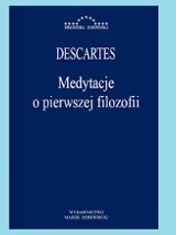 Niebieska okładka książki Kartezjusz.