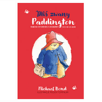 Okładka jednej z książek o przygodach Paddingtona.