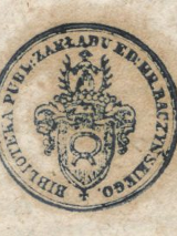Pieczęć Biblioteki Raczyńskich