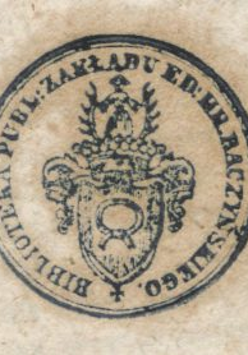 Pieczęć Biblioteki Raczyńskich
