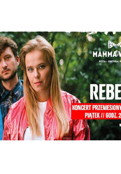 Zdjęcie artystów plus białe napisy na zielonym tle