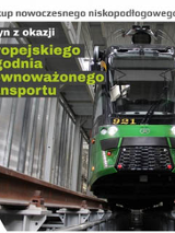 Plakat. Tramwaj w zajezdni