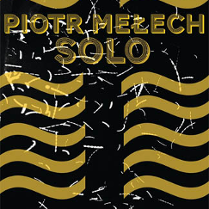 Plakat: żółte fale na czarnym tle, i białe rysy.